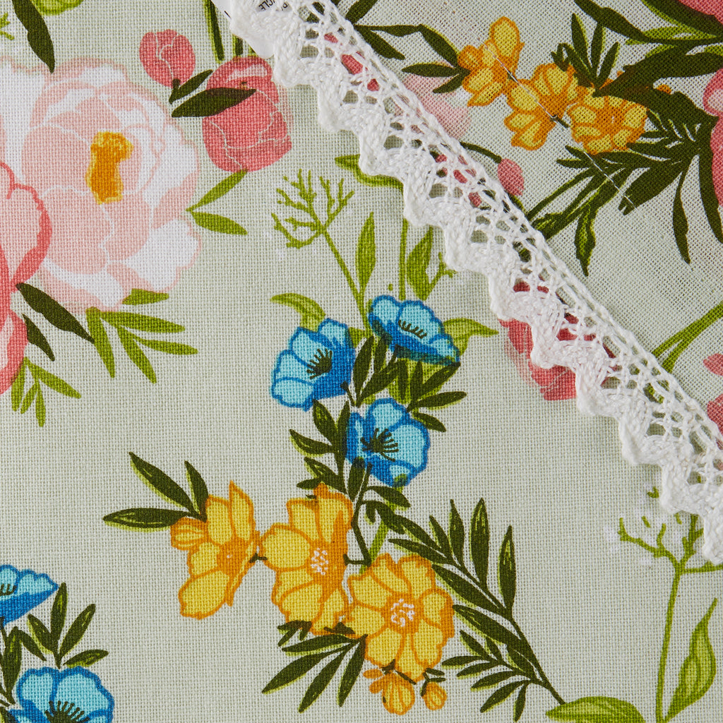 Spring Bouquet Print Table Runner 14X72