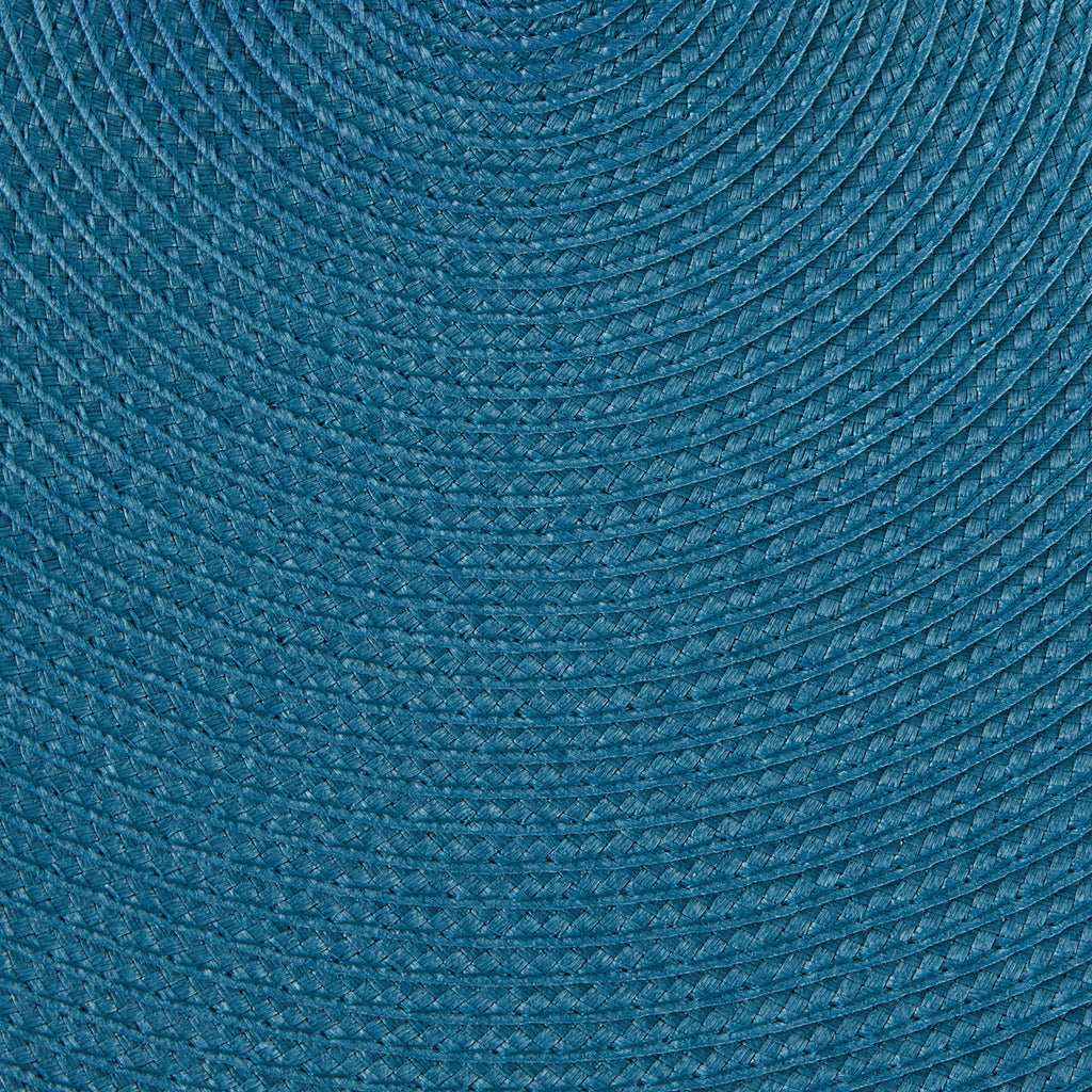 Storm Blue Round Pp Woven Placemat Set of 6