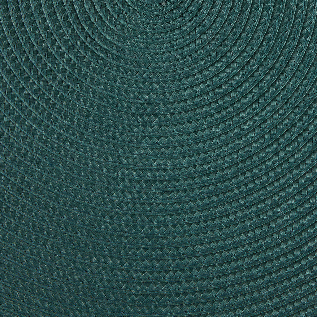 Dark Green Round Woven Placemat Set of 6