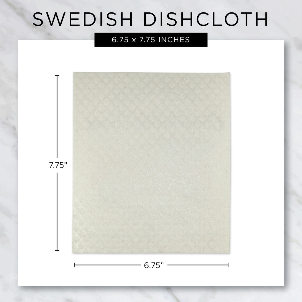 Black & White Swedish Dishcloth Set Of 3