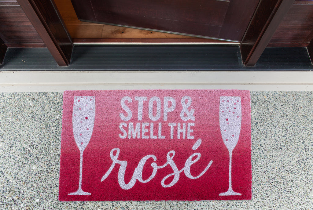 Smell The Rose Doormat