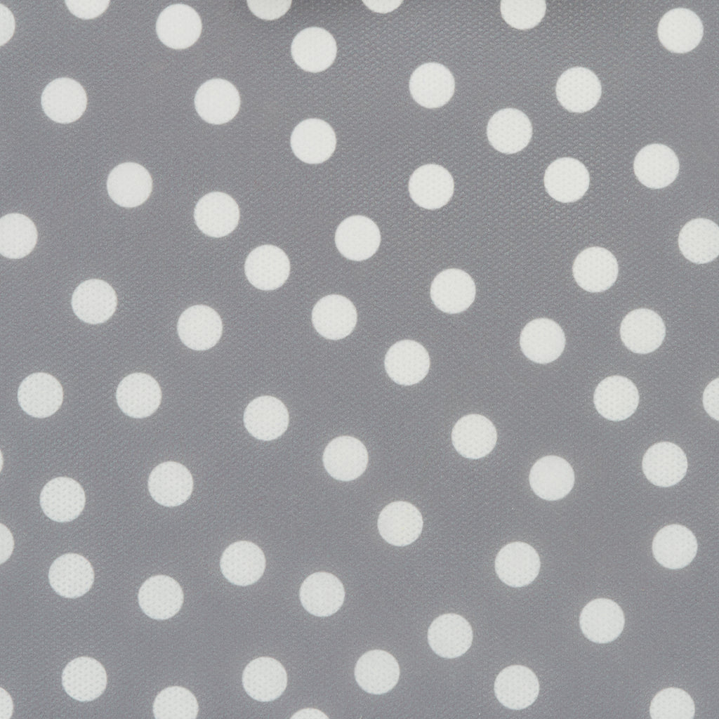 Nonwoven Polyester Cube Small Dots Gray/White Square 13X13X13 Set Of 2