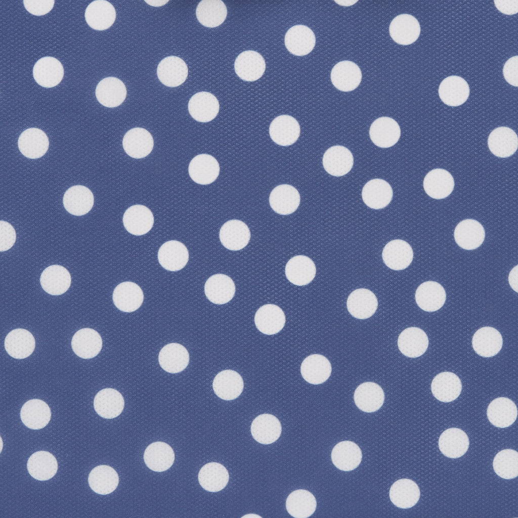 Nonwoven Polyester Cube Small Dots French Blue/White Square 11X11X11 Set Of 2