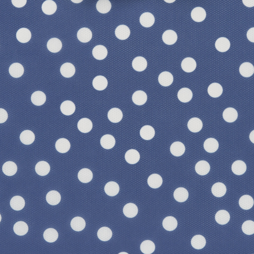 Nonwoven Polyester Cube Small Dots French Blue/White Square 13X13X13 (Set Of 2)