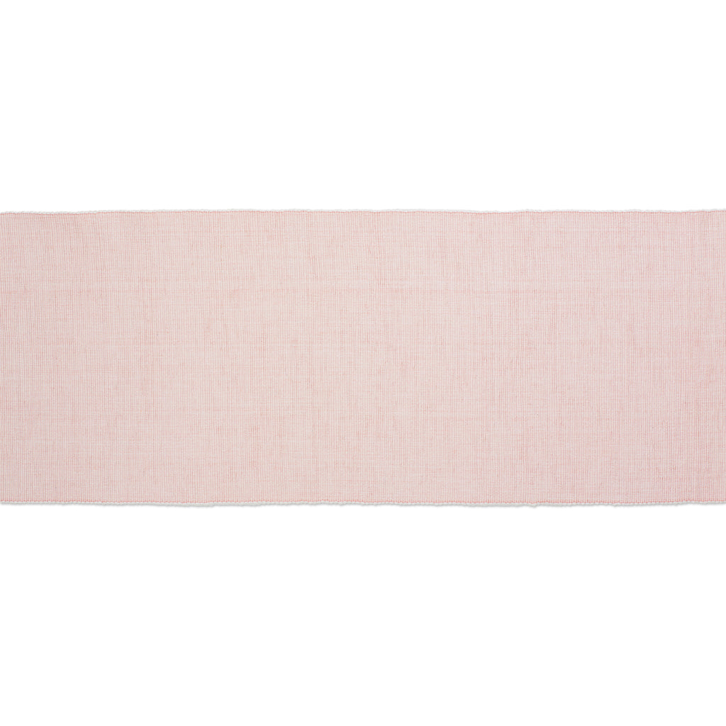 Pale Mauve Eco-Friendly Chambray Fine Ribbed Table Runner 13 X 72