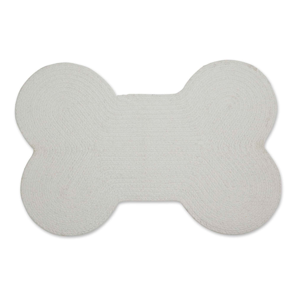 Gray Woof Bone Shaped Pet Mat 16X24