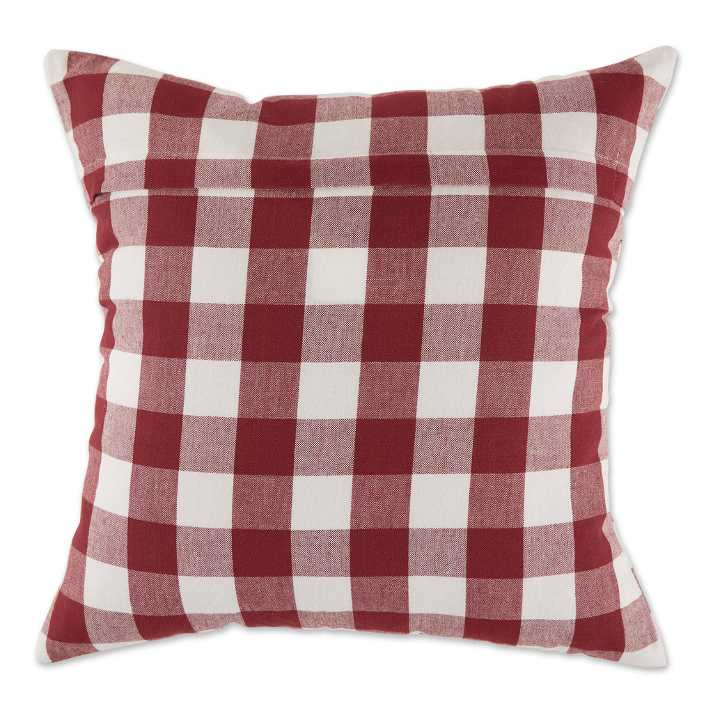Barn Red Farmhouse Pillow Cover 18X18 Set of 4