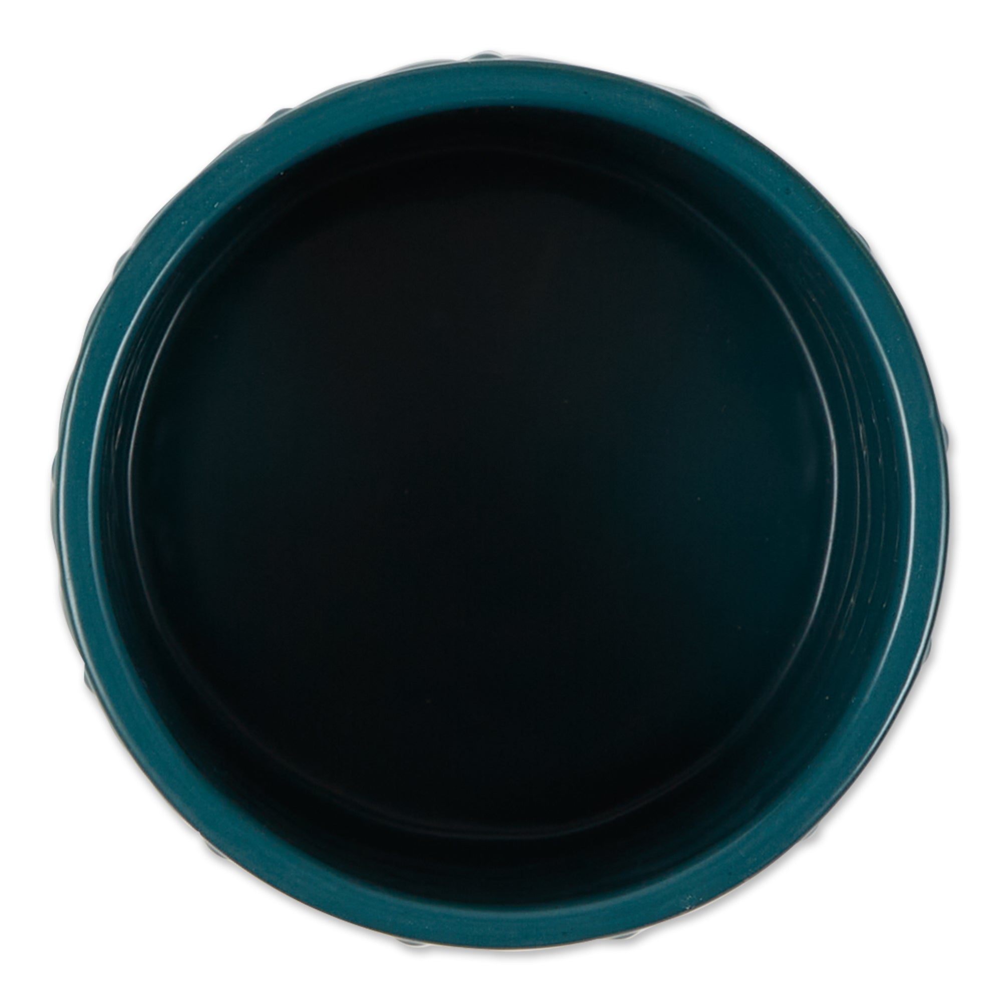 DII Teal Matte Retro Vine Texture Ceramic Canister (Set of 3)