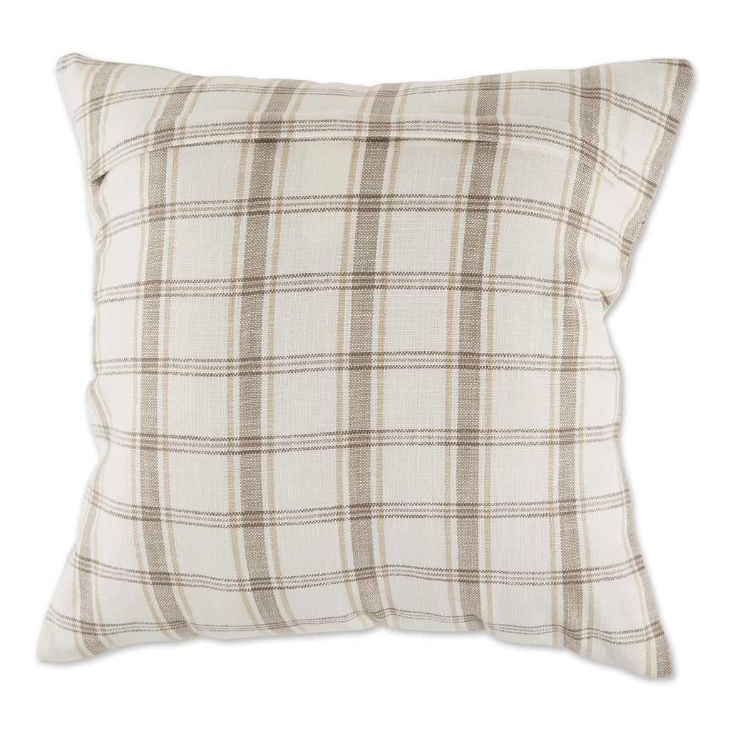 Stone Mixed Plaid Pillow Cover 18X18 set of 4