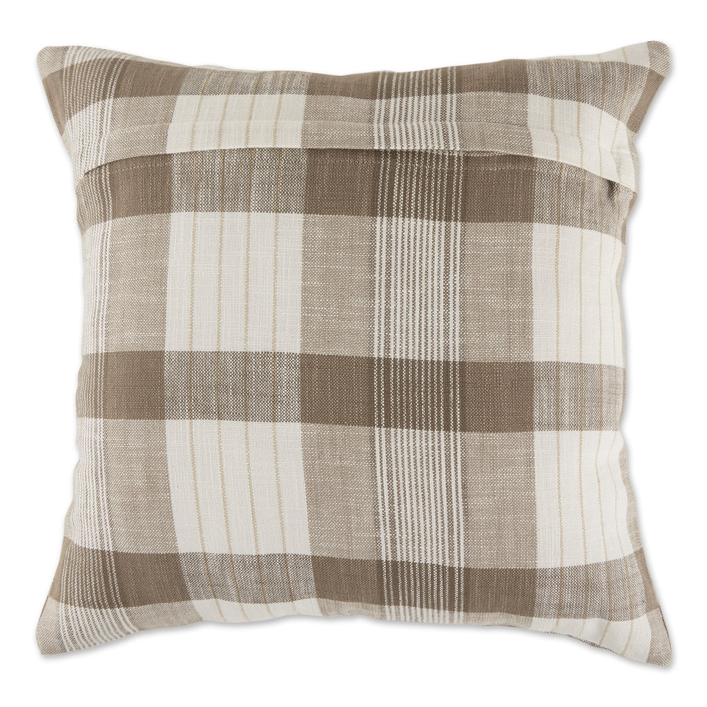 Stone Mixed Plaid Pillow Cover 18X18 set of 4
