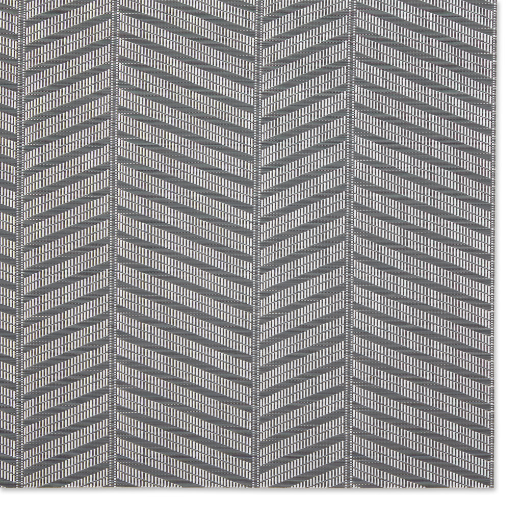 Gray Textured Twill Weave Placemat Set Of 6