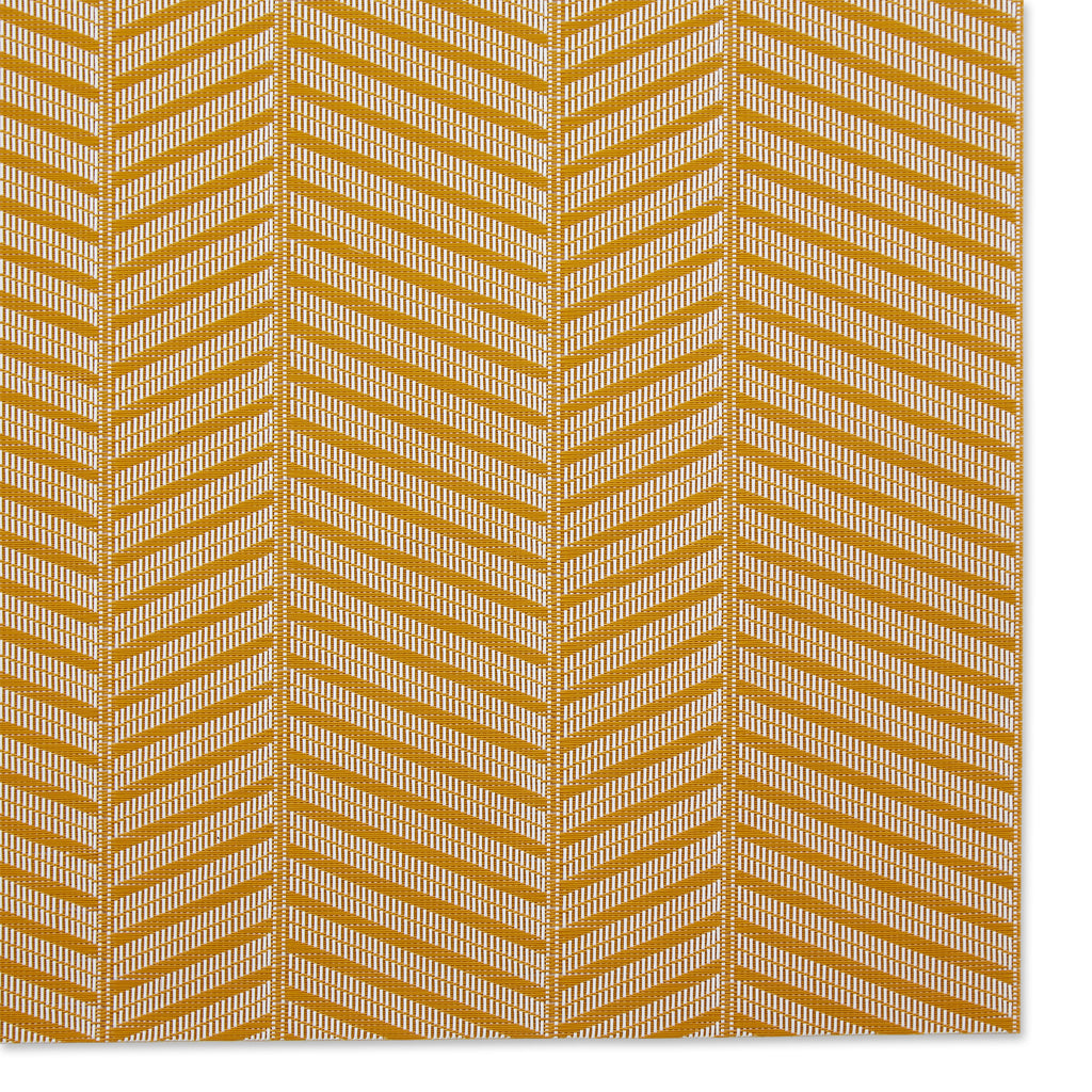 Honey Gold Textured Twill Weave Placemat Set Of 6