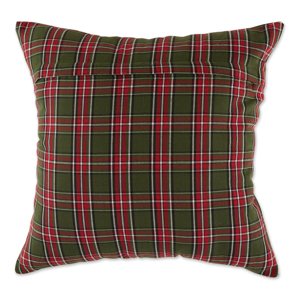 Traditional Christmas Plaid Pillow Cover 18X18 Set of 4