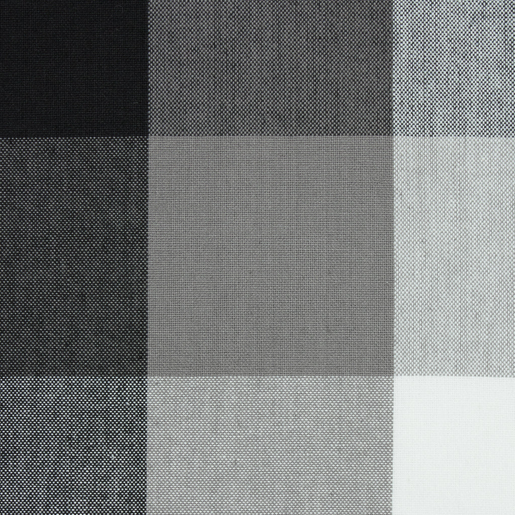 Black Tri Color Check Tablecloth 60X104