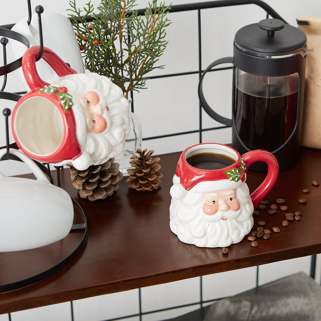 Santa Ceramic Mug set of 2