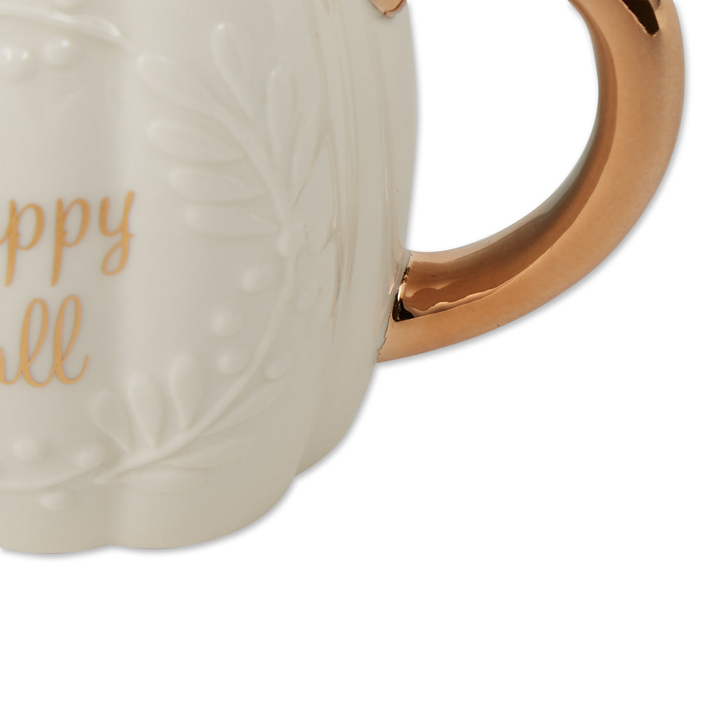 Happy Fall Pumpkin Ceramic Mug set of 2