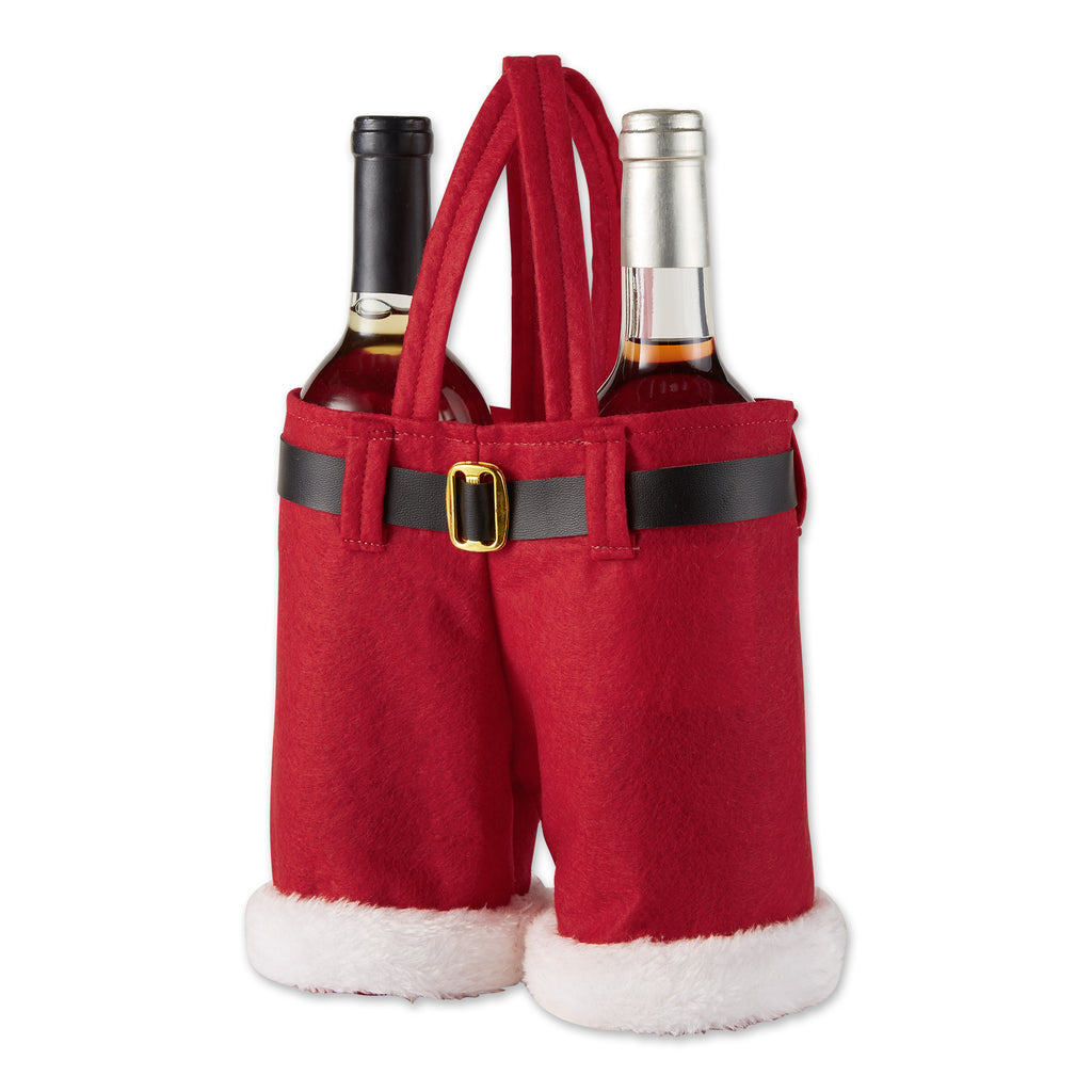 Santa Pants Bottle Tote set of 2