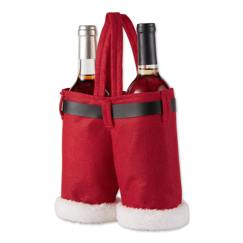 Santa Pants Bottle Tote set of 2
