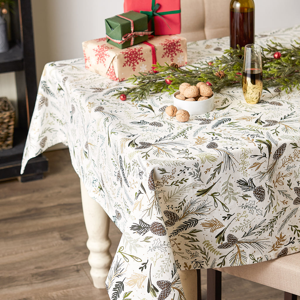 Sparkle Sprigs Printed Tablecloth 60X84