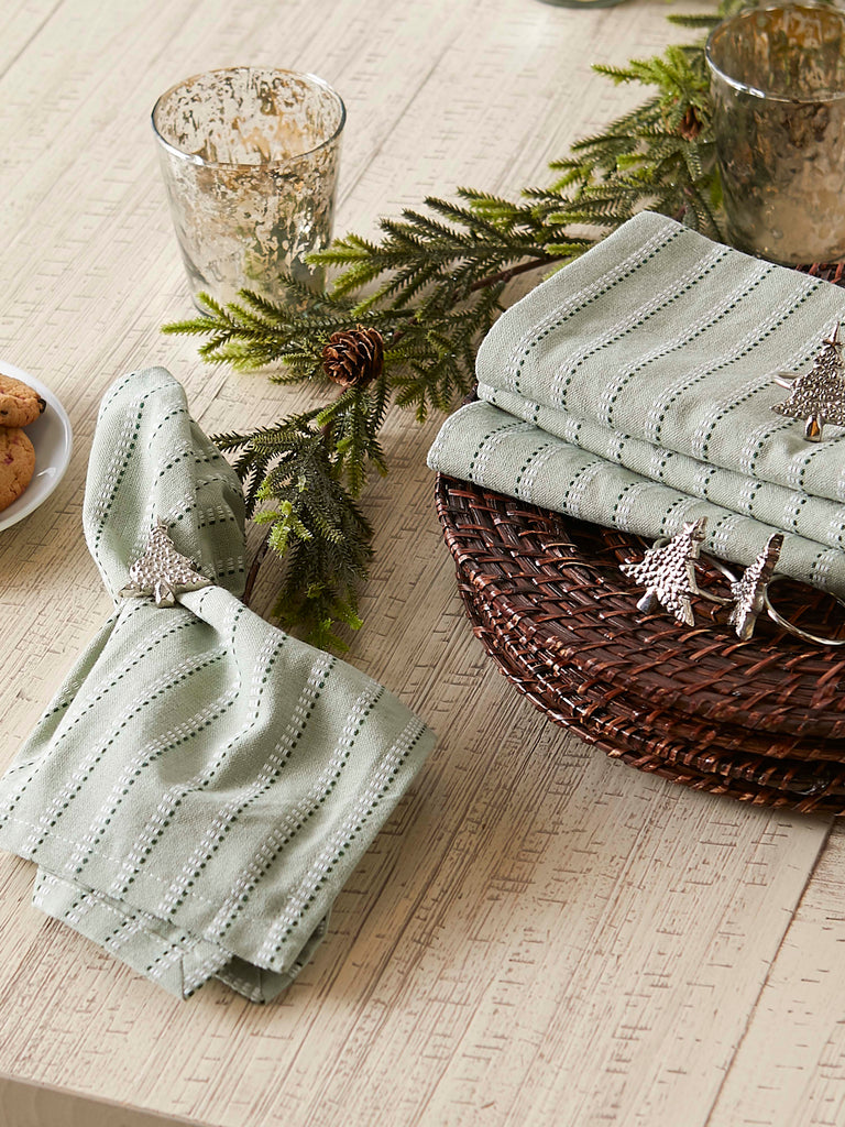 Sprig Dobby Stripe Napkin set of 6