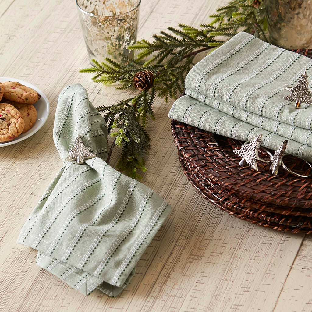 Sprig Dobby Stripe Napkin set of 6