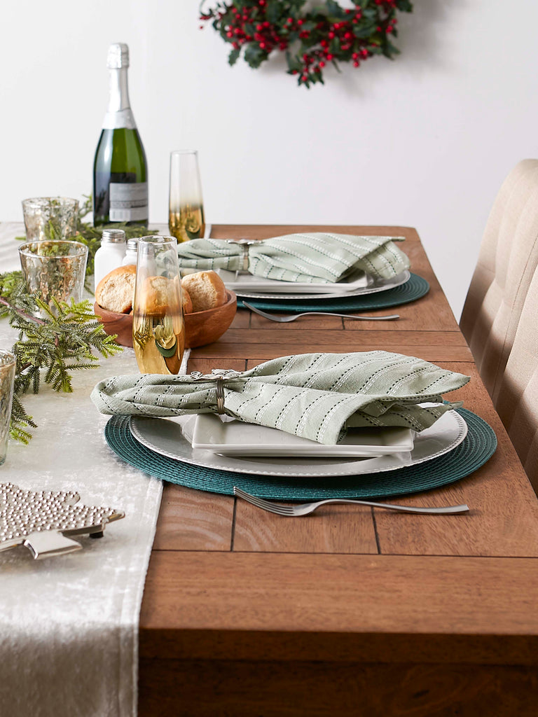 Sprig Dobby Stripe Napkin set of 6