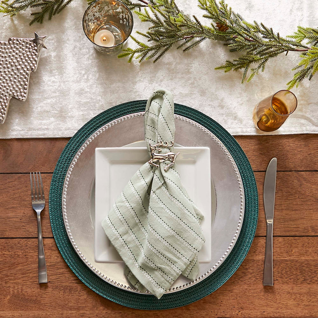 Sprig Dobby Stripe Napkin set of 6