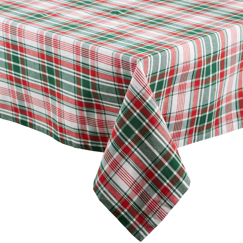 Yuletide Plaid Tablecloth 52X52