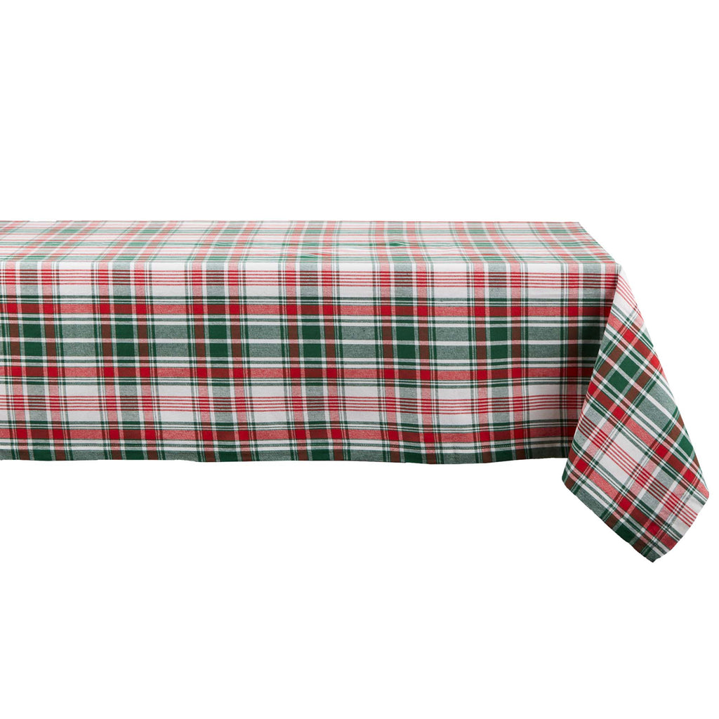 Yuletide Plaid Tablecloth 60X84