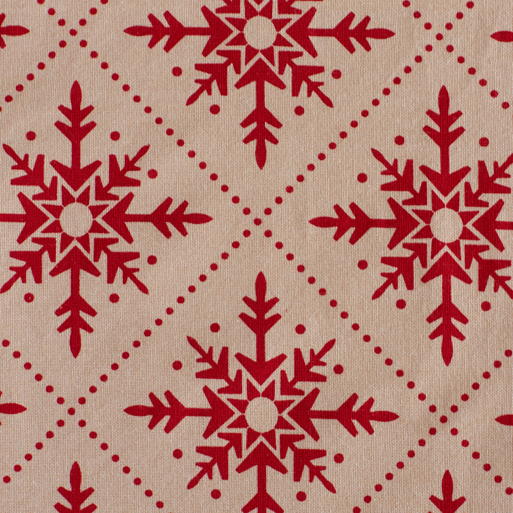 Scandinavian Snowflakes Printed Tablecloth 52X52
