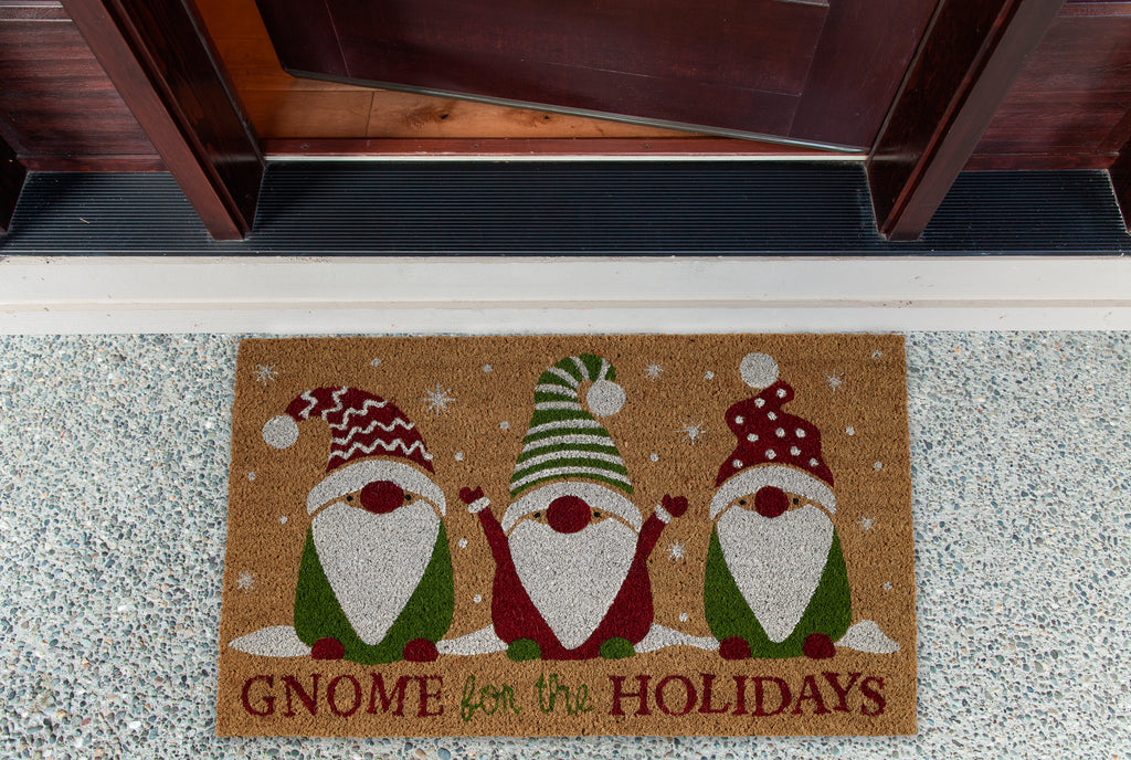 Gnome For The Holidays Doormat