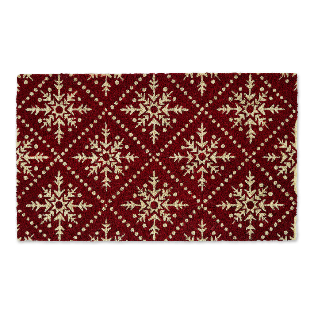 Snowflake Lattice Doormat