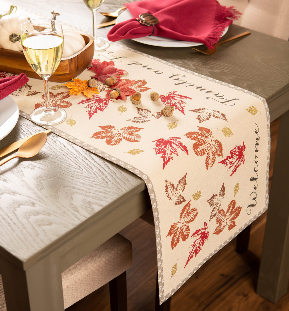Gather Together Print Table Runner 14X108