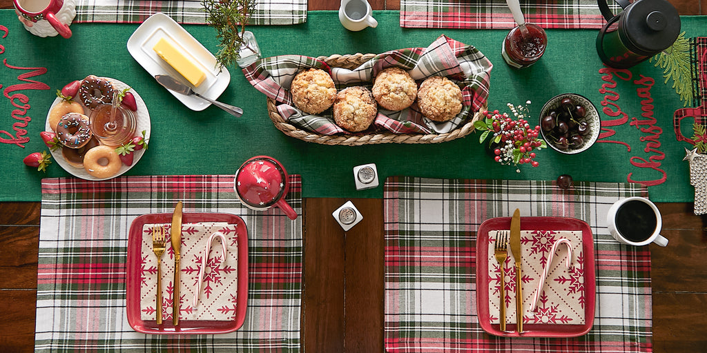 Christmas Plaid Placemat Set of 6
