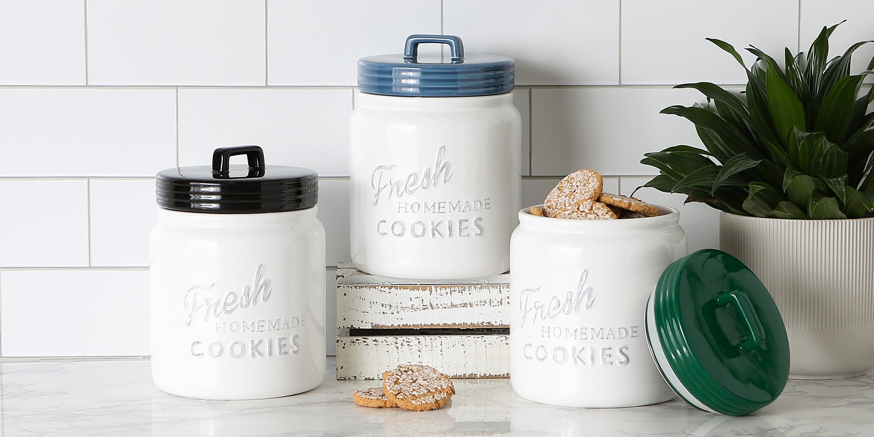 Black Ceramic Cookie Jar – DII Home Store