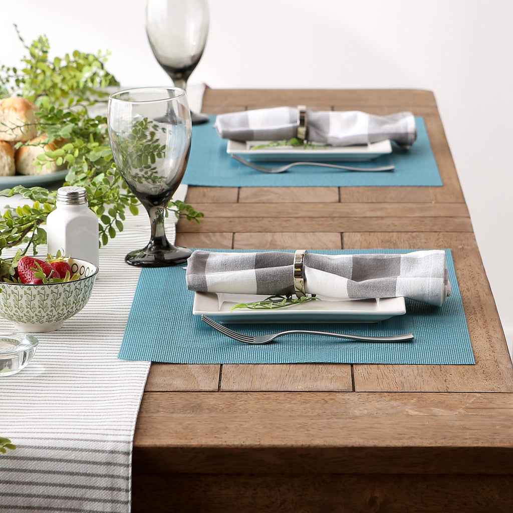 Teal Doubleframe Placemat Set of 6