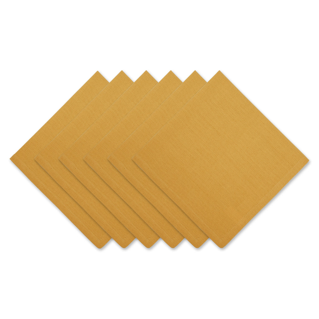 Honey Gold Solid Napkin Set of 6