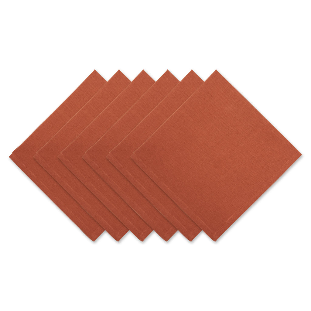 Cinnamon Solid Napkin Set of 6