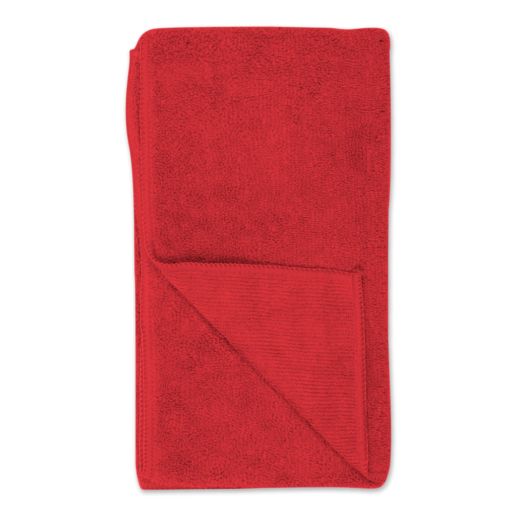 Red Embroidered Paw Small Pet Towel Set of 3