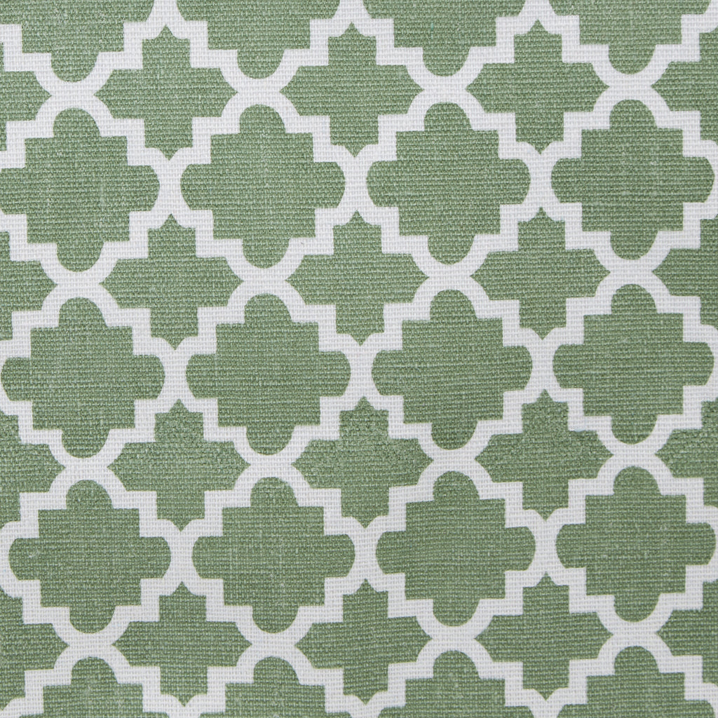 Pe Coated Cotton/Poly Laundry Bin Lattice Artichoke Green Rectangle Large 10.5X17.5X10 Set of 2