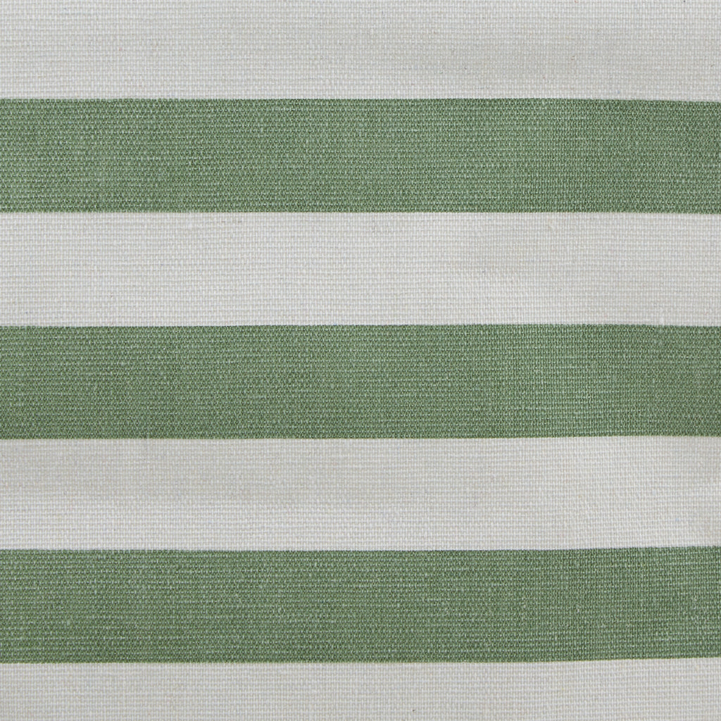 PE Coated Cotton/Poly Laundry Bin Stripe Artichoke Green  Rectangle Extra Large 12.5X17.5X10.5 Set Of 2