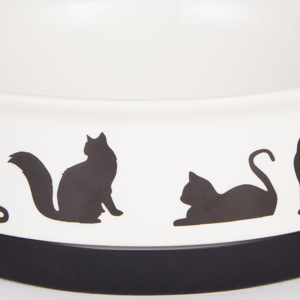 Pet Bowl Cats Meow Small 4.25Dx2H Set of 2