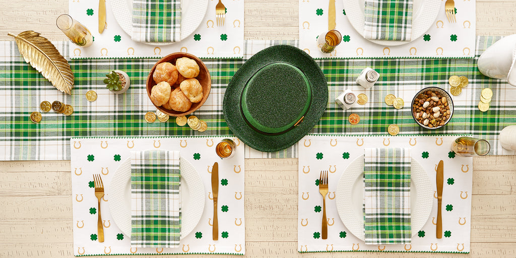 Clover Horseshoe Printed Placemat Set of 4