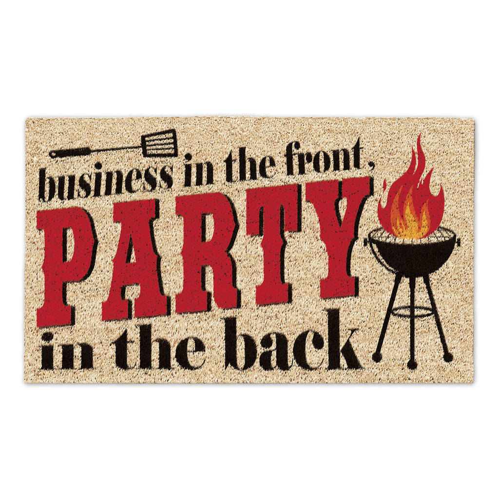 Party In The Back BBQ Doormat