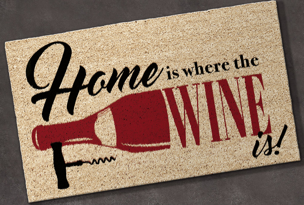 Home Is Where The Wine Is Doormat