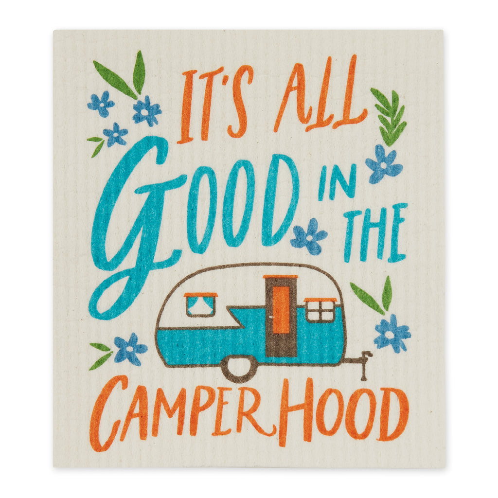 All Good In The Camper Hood Swedish Dishcloth Set of 3