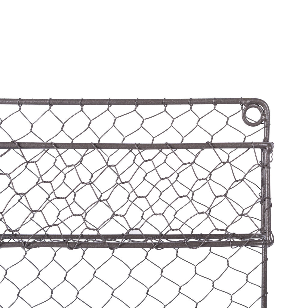 2 Tier Chicken Wire Spice Rack