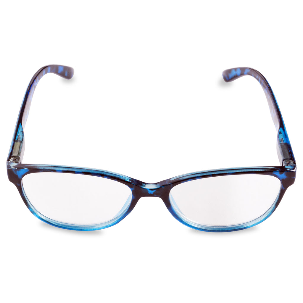 DII Womens Tortoise Reading Glasses Blue 2.5