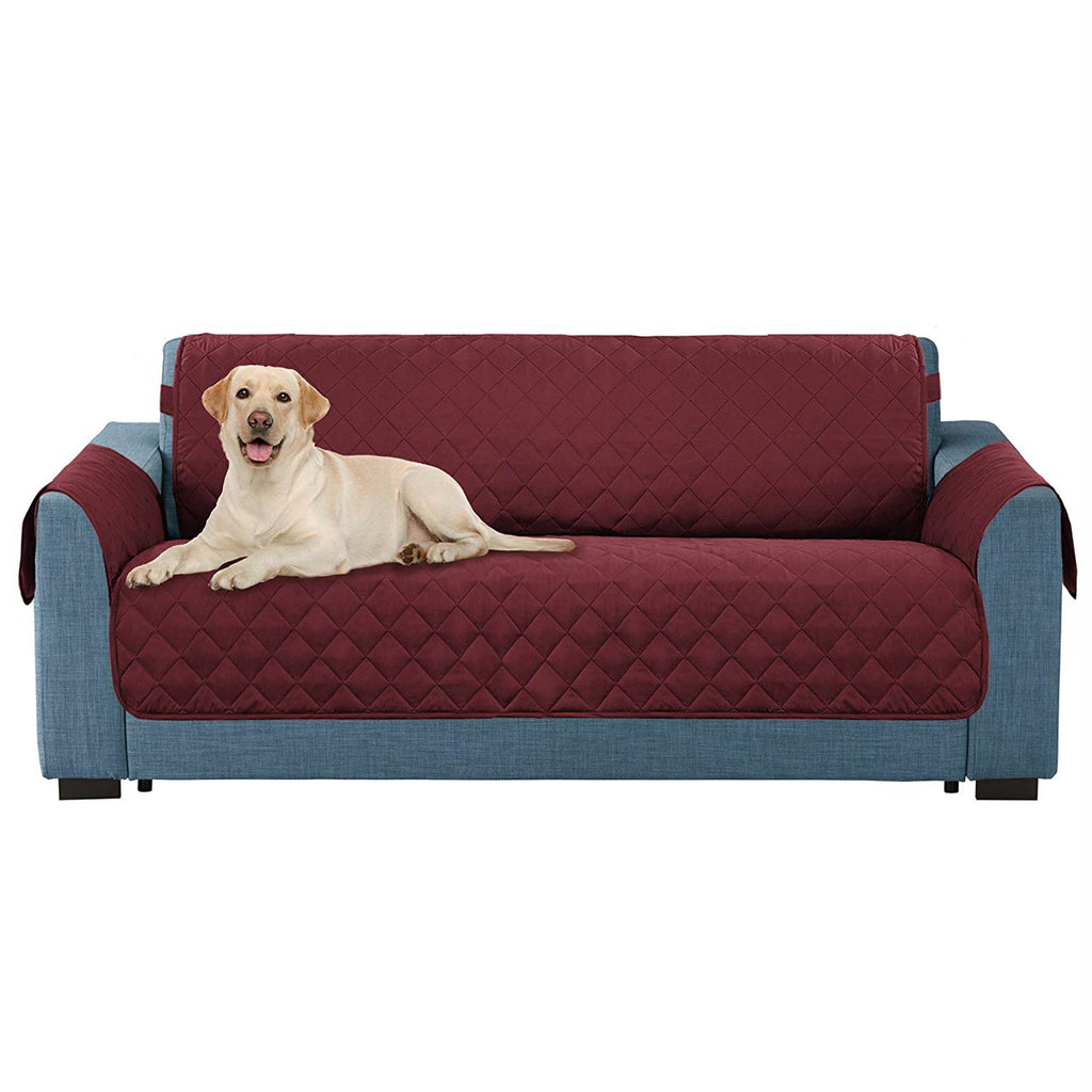 Reversible Oversize Sofa Cover Cranberry