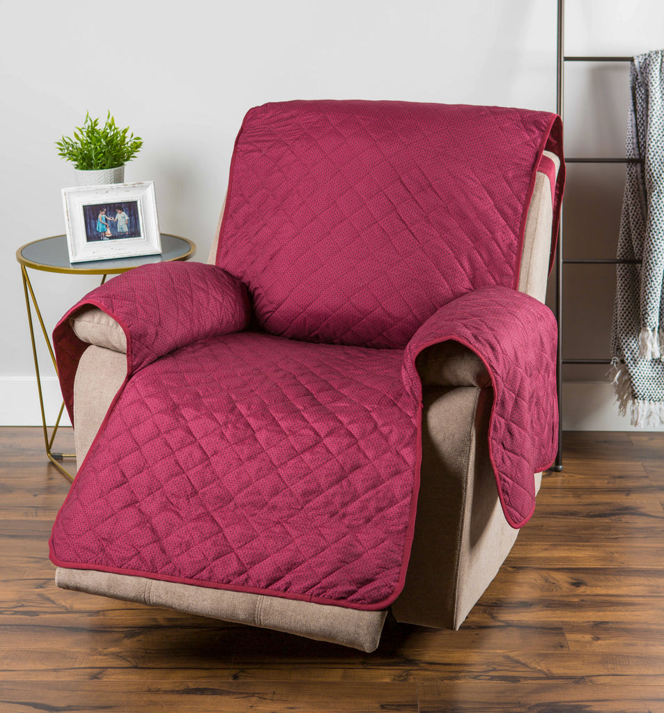 DII Reversible Recliner Cover Cranberry